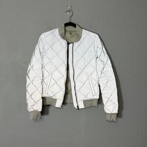 ALO Yoga Reflective Idol Bomber Jacket Size Small